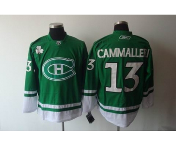 nhl jerseys montreal canadiens #13 cammalleri green