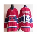 nhl jerseys montreal canadiens #14 plekanec red[CA]