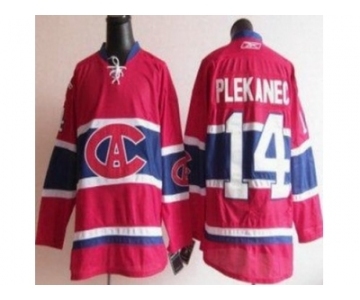 nhl jerseys montreal canadiens #14 plekanec red[CA]