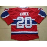 nhl jerseys montreal canadiens #20 vanek red