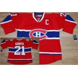 nhl jerseys montreal canadiens #21 gionta red c patch