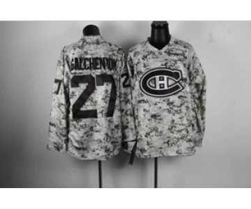 nhl jerseys montreal canadiens #27 galchenyuk camo