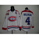 nhl jerseys montreal canadiens #4 beliveau white ccm[2011 winter classic]