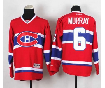 nhl jerseys montreal canadiens #6 murray red