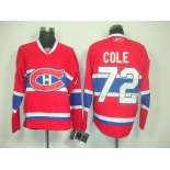 nhl jerseys montreal canadiens #72 cole red