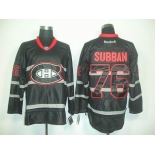 nhl jerseys montreal canadiens #76 subban black[2011 new]