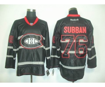 nhl jerseys montreal canadiens #76 subban black[2011 new]