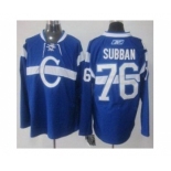 nhl jerseys montreal canadiens #76 subban blue