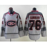 nhl jerseys montreal canadiens #76 subban grey