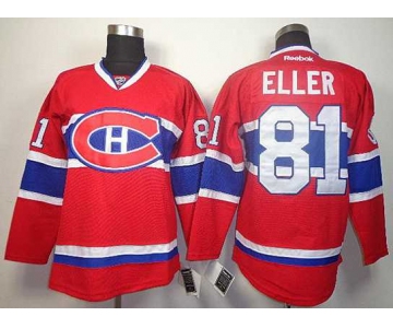 nhl jerseys montreal canadiens #81 eller red