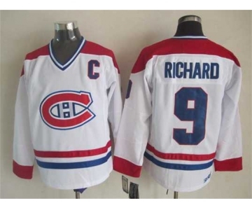 nhl jerseys montreal canadiens #9 richard white[patch C]