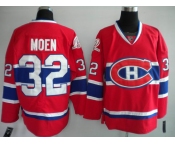 nhl montreal canadians #32 moen red ch