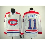 nhl montreal canadiens #11 gomez white(winter classic)