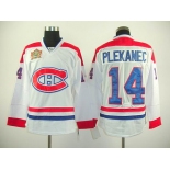 nhl montreal canadiens #14 plekanec white(winter classic)