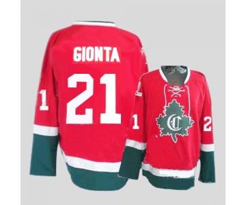 nhl montreal canadiens #21 gionta redgreen cd