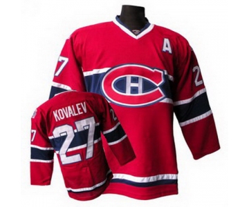 nhl montreal canadiens #27 kovalev  red ch