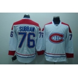 nhl montreal canadiens #76 subban white