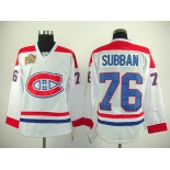 nhl montreal canadiens #76 subban white(winter classic)