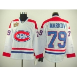 nhl montreal canadiens #79 markov white(winter classic)