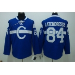 nhl montreal canadiens #84 lateneresse blue