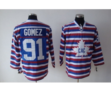 nhl montreal canadiens #91 gomez strip