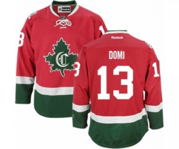 Women Reebok Montreal Canadiens #13 Max Domi Authentic Red New CD NHL Jersey