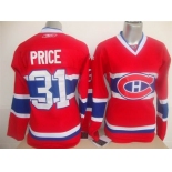 women nhl jerseys montreal canadiens #31 price red