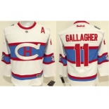 youth nhl jerseys montreal canadiens #11 gallagher white[2016 winter classic][gallagher][patch A]