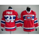 youth nhl montreal canadiens #31 Carey Price red