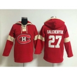 nhl jerseys montreal canadiens #27 galchenyuk red-cream[pullover hooded sweatshirt]