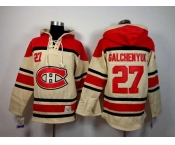 nhl jerseys montreal canadiens #27 galchenyuk red-cream[pullover hooded sweatshirt]