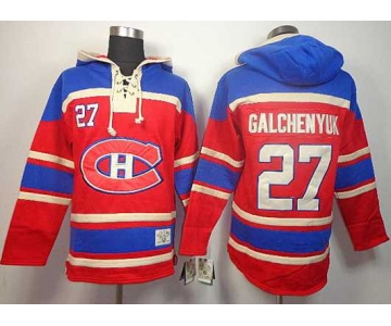 nhl jerseys montreal canadiens #27 galchenyuk red[pullover hooded sweatshirt]