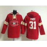 nhl jerseys montreal canadiens #31 price red-cream[pullover hooded sweatshirt]