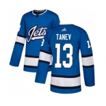 Adidas Winnipeg Jets #13 Brandon Tanev Authentic Blue Alternate NHL Jersey