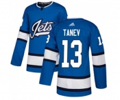 Adidas Winnipeg Jets #13 Brandon Tanev Authentic Blue Alternate NHL Jersey