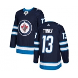 Adidas Winnipeg Jets #13 Brandon Tanev Authentic Navy Blue Home NHL Jersey