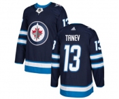 Adidas Winnipeg Jets #13 Brandon Tanev Authentic Navy Blue Home NHL Jersey