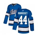 Adidas Winnipeg Jets #44 Josh Morrissey Authentic Blue Alternate NHL Jersey