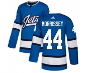 Adidas Winnipeg Jets #44 Josh Morrissey Authentic Blue Alternate NHL Jersey