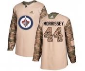 Adidas Winnipeg Jets #44 Josh Morrissey Authentic Camo Veterans Day Practice NHL Jersey