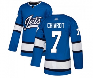 Adidas Winnipeg Jets #7 Ben Chiarot Authentic Blue Alternate NHL Jersey