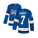 Adidas Winnipeg Jets #7 Ben Chiarot Premier Blue Alternate NHL Jersey