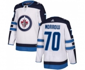 Adidas Winnipeg Jets #70 Joe Morrow Authentic White Away NHL Jersey