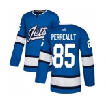 Adidas Winnipeg Jets #85 Mathieu Perreault Authentic Blue Alternate NHL Jersey