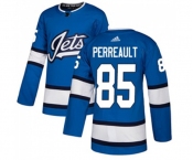 Adidas Winnipeg Jets #85 Mathieu Perreault Authentic Blue Alternate NHL Jersey