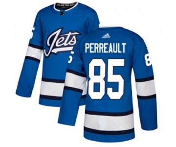 Adidas Winnipeg Jets #85 Mathieu Perreault Authentic Blue Alternate NHL Jersey