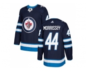 Men Adidas Winnipeg Jets #44 Josh Morrissey Navy Blue Home Authentic Stitched NHL Jersey