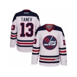 Men's Reebok Winnipeg Jets #13 Brandon Tanev Authentic White 2016 Heritage Classic NHL Jersey