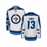 Men's Reebok Winnipeg Jets #13 Brandon Tanev Authentic White Away NHL Jersey