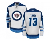 Men's Reebok Winnipeg Jets #13 Brandon Tanev Authentic White Away NHL Jersey